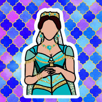 Live action Arabian Princess doodle Magnet