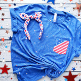 USA American Mouse flag pocket tee