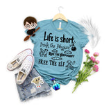 Life is Short /  Wizard tee shirt