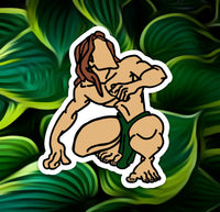 Jungle Man doodle magnet