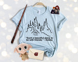 Wizard and Elf friends tee shirt