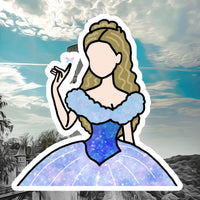Live action Cinderella doodle magnet