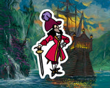 Pirate Captain doodle Magnet