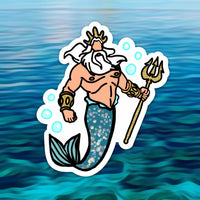 King of the sea Doodle Magnet