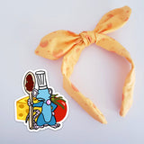 Cheese knotty bow