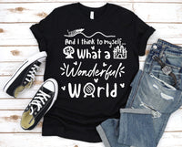 Wonderful World tee shirt