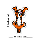 Bouncing Tiger doodle magnet
