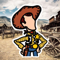 Cowboy Toy - Doodle Magnet
