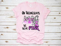On Wednesdays we wear pink  / princess t-shirt