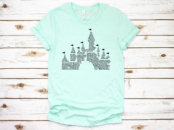 Castle of quotes t-shirt