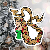 TANGLED Christmas doodle Magnet