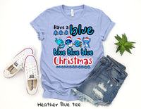Blue Christmas Shirt