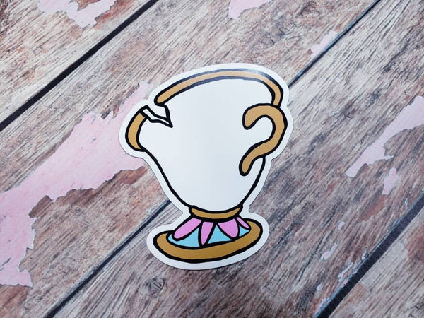 Little chipped Tea cup doodle MAGNET