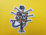 Greek Muses doodle magnet