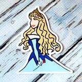Make it Blue Sleepy Princess Doodle Magnet