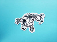 Big Frozen Marshmallow Monster - Doodle Magnet