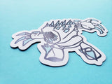 Big Frozen Marshmallow Monster - Doodle Magnet