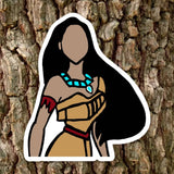 Native American Princess Doodle Magnet