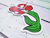 Red-headed MERMAID magnet / Under the Sea / Part of your world