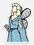 The Blue Fairy doodle magnet
