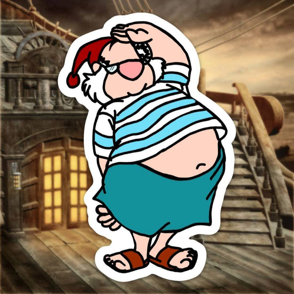 Chubby pirate doodle Magnet