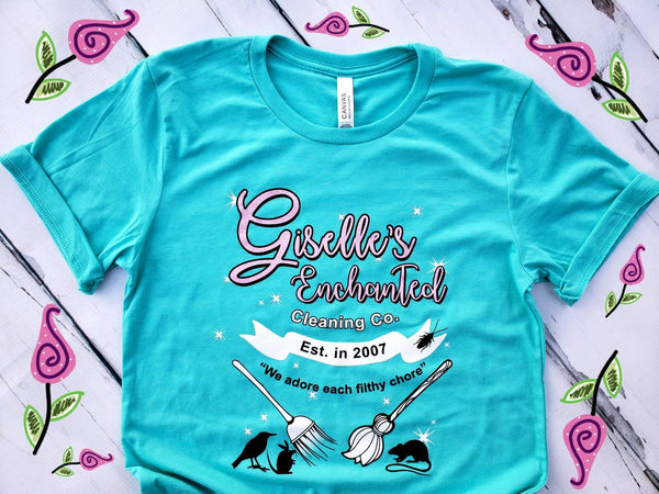 ENCHANTED Cleaning Company t-shirt - Happy little working song