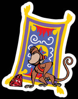 Magic Carpet and Monkey doodle magnet