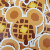 Waffle Mouse Doodle sticker