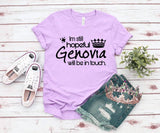 I'm still hoping Genovia will be in touch shirt / The Princess Diaries shirt