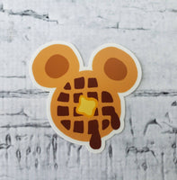 Waffle Mouse Doodle sticker