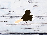 Chocolate Mouse ice cream bar sticker