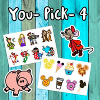 Magnets and Sticker sheets - YOU CHOOSE!