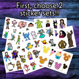 Magnets and Sticker sheets - YOU CHOOSE!