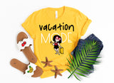 Vacation Mode tee shirt